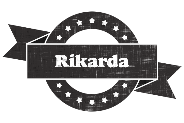 Rikarda grunge logo