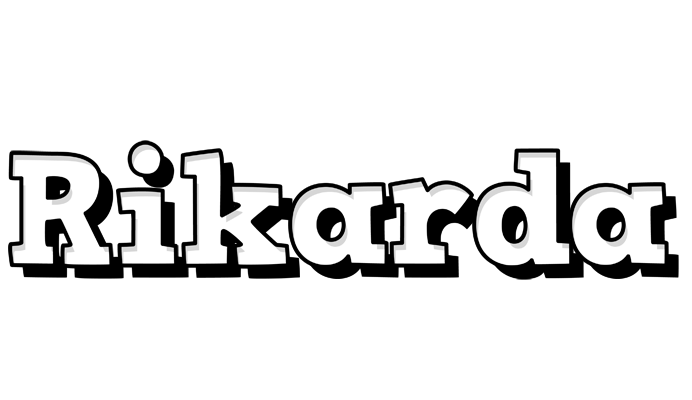 Rikarda snowing logo