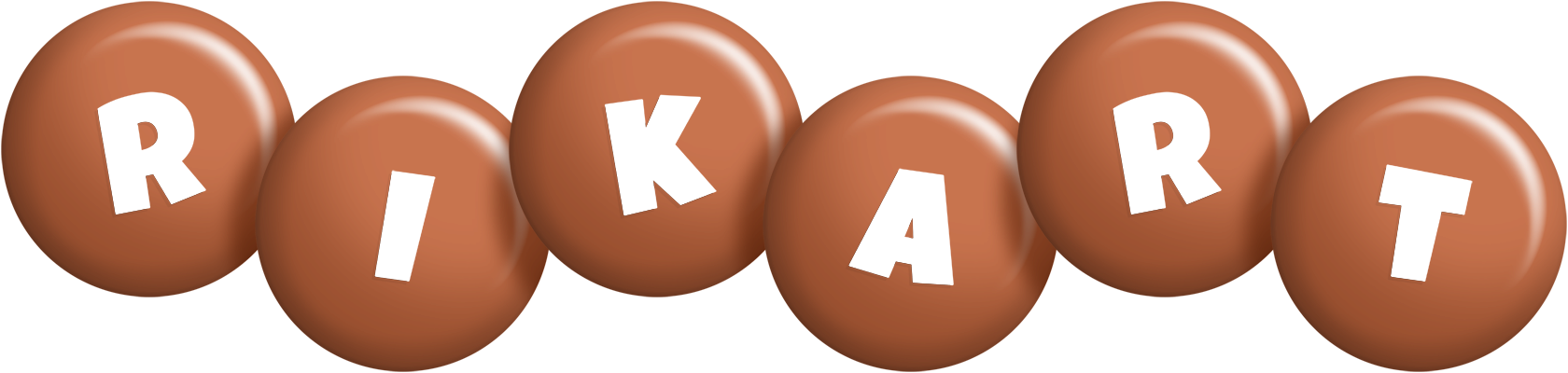 Rikart candy-brown logo