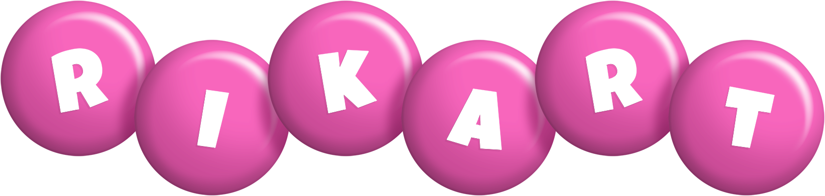 Rikart candy-pink logo