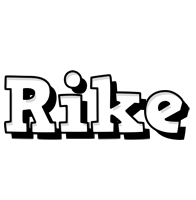 Rike snowing logo