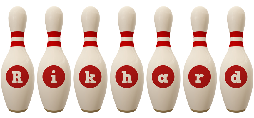 Rikhard bowling-pin logo