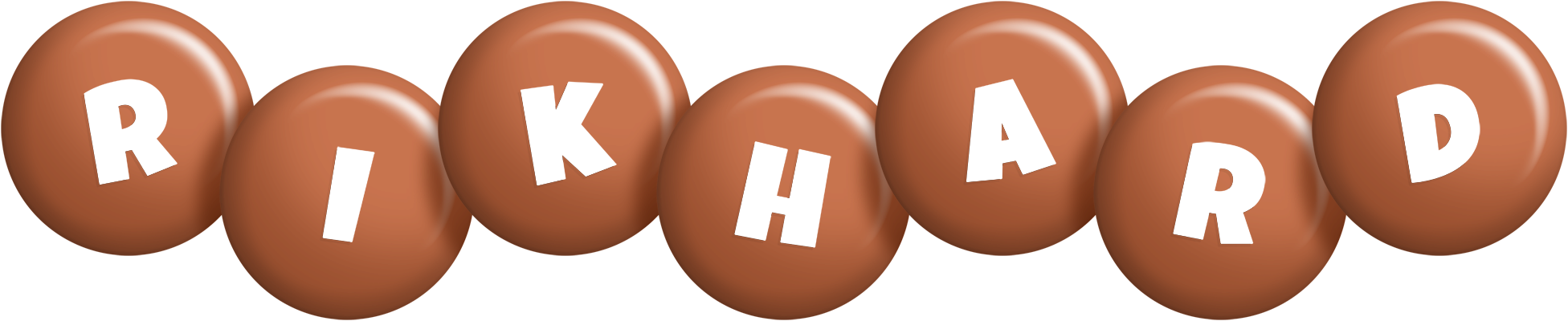 Rikhard candy-brown logo