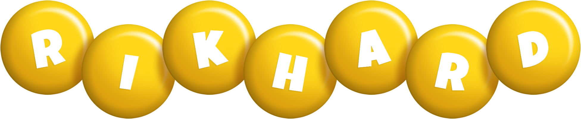 Rikhard candy-yellow logo