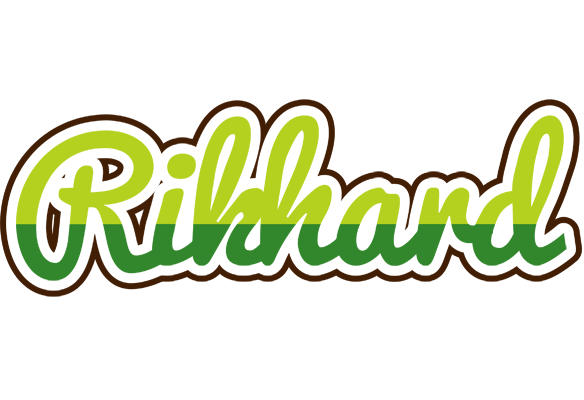 Rikhard golfing logo