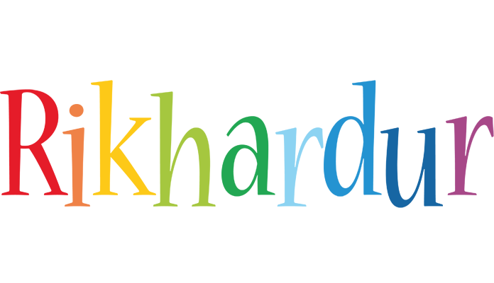 Rikhardur birthday logo