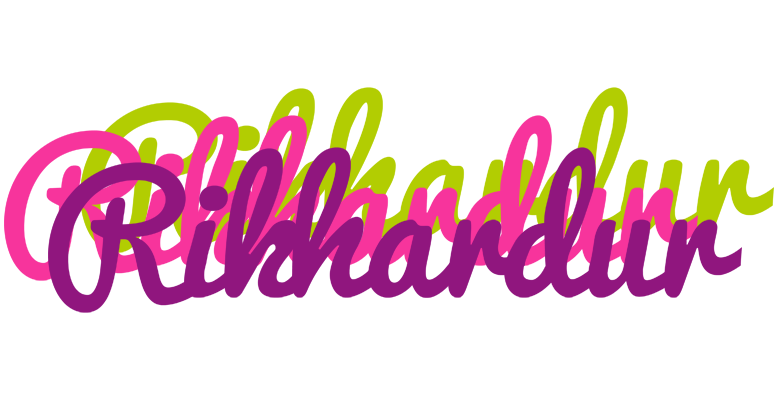 Rikhardur flowers logo