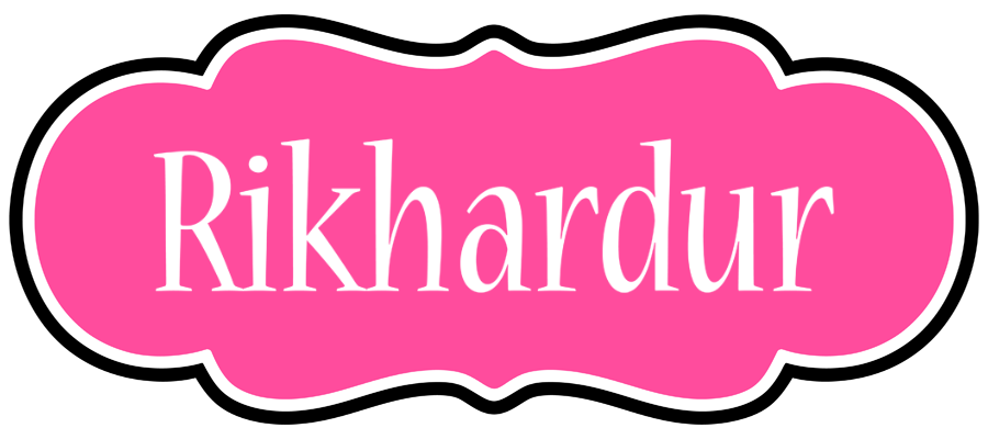 Rikhardur invitation logo