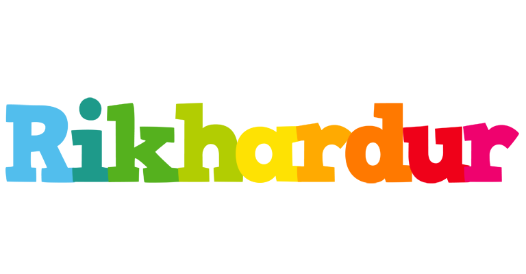 Rikhardur rainbows logo