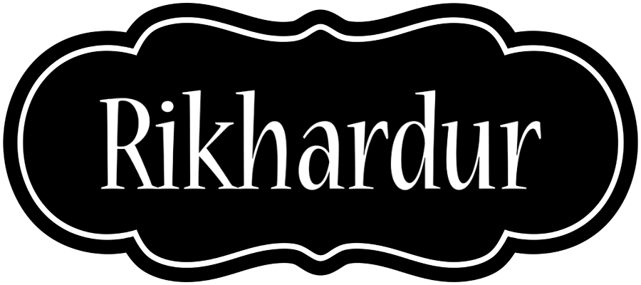 Rikhardur welcome logo
