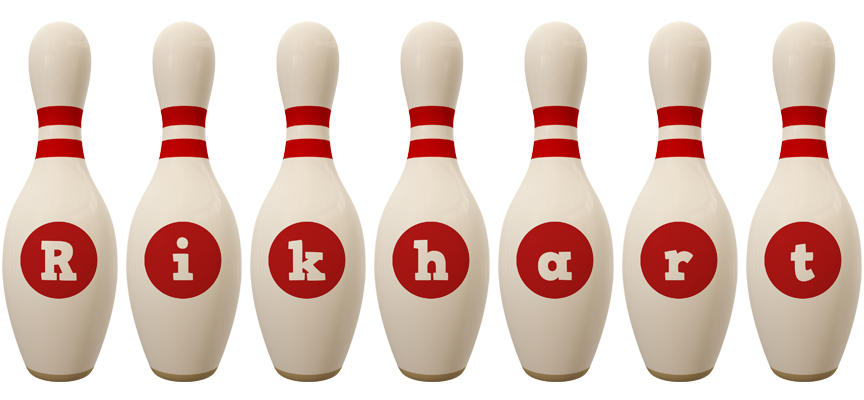 Rikhart bowling-pin logo