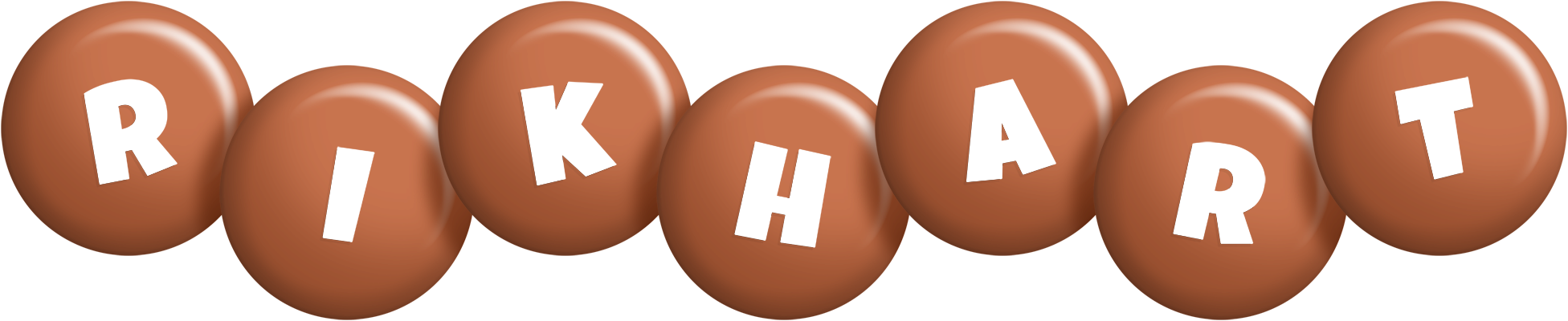 Rikhart candy-brown logo