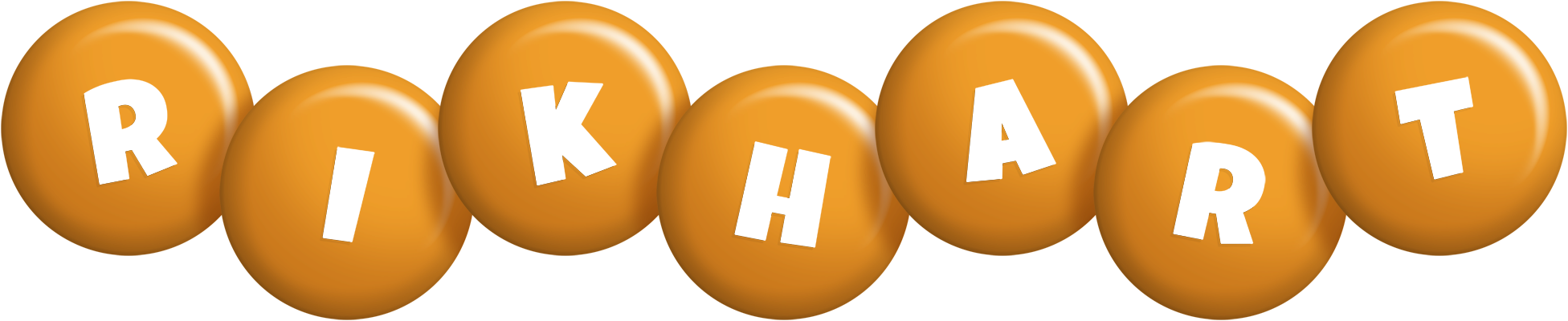 Rikhart candy-orange logo