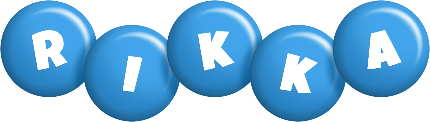 Rikka candy-blue logo