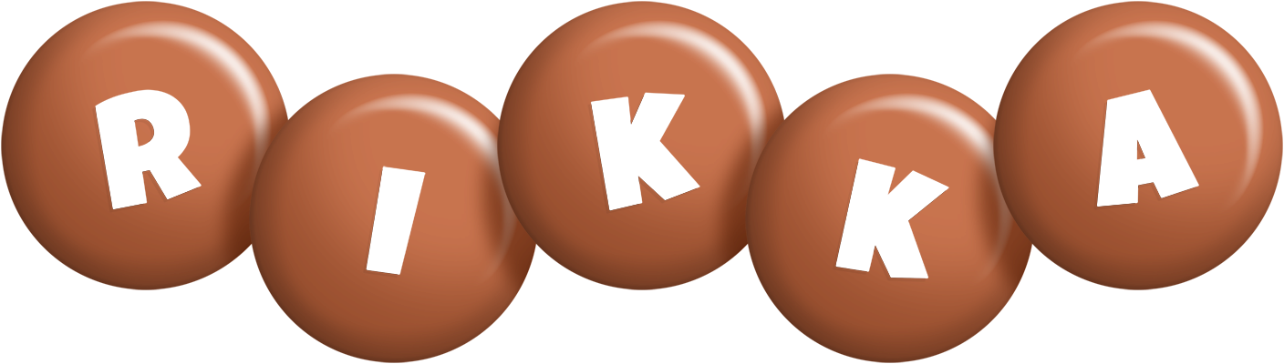 Rikka candy-brown logo
