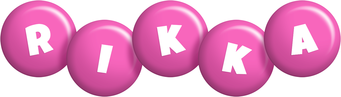 Rikka candy-pink logo