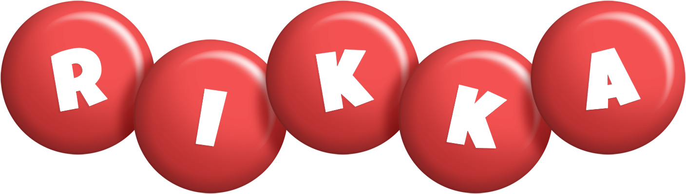 Rikka candy-red logo