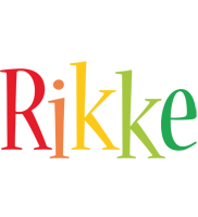 Rikke birthday logo