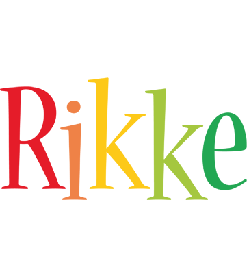 Rikke birthday logo