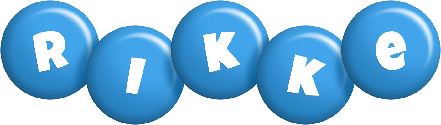 Rikke candy-blue logo