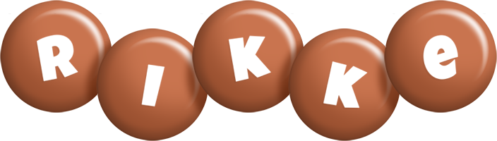 Rikke candy-brown logo