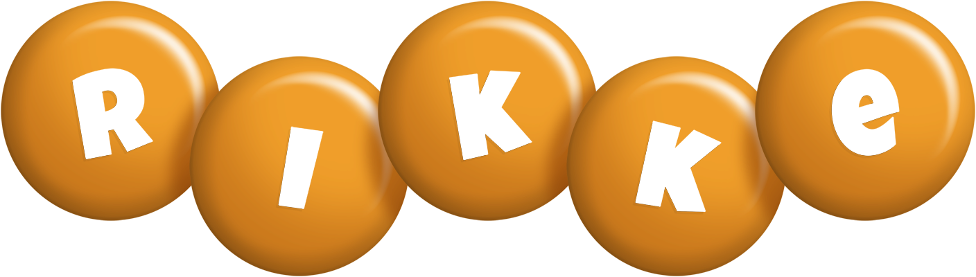 Rikke candy-orange logo