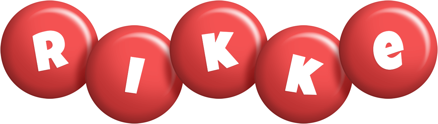 Rikke candy-red logo