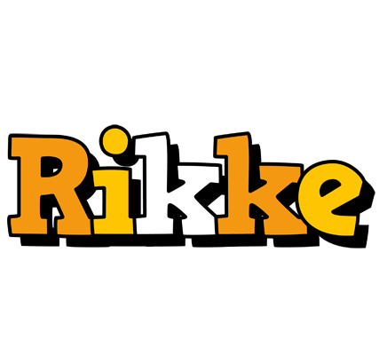 Rikke cartoon logo