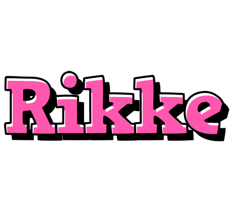 Rikke girlish logo