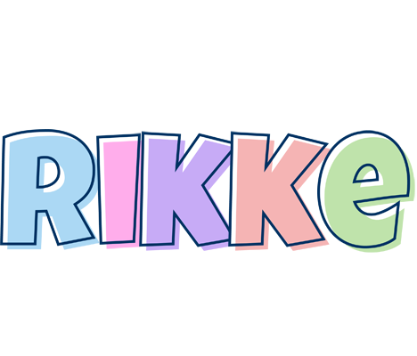 Rikke pastel logo