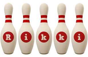 Rikki bowling-pin logo