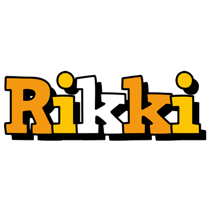 Rikki cartoon logo