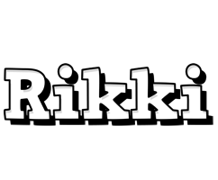 Rikki snowing logo