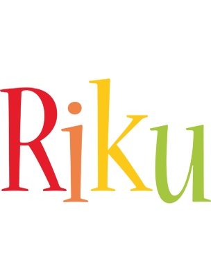 Riku birthday logo