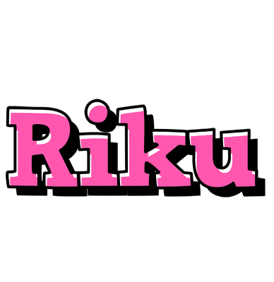 Riku girlish logo