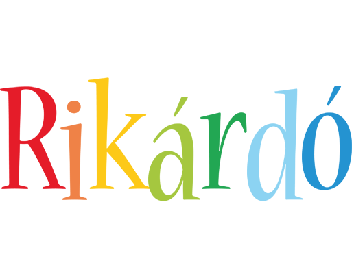 Rikárdó birthday logo