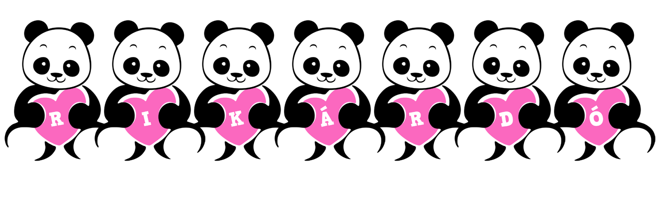 Rikárdó love-panda logo