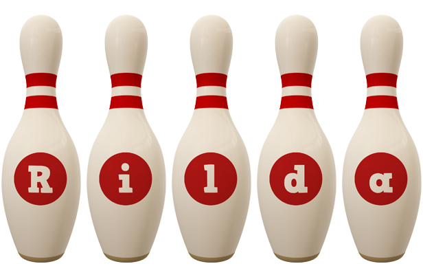Rilda bowling-pin logo