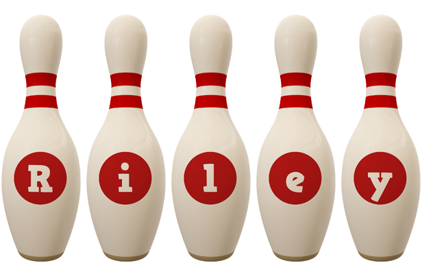 Riley bowling-pin logo