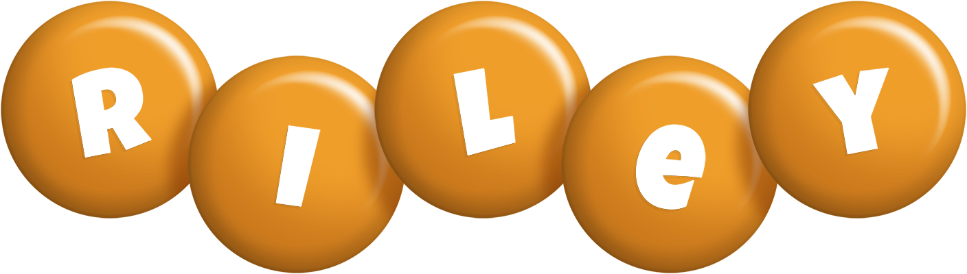 Riley candy-orange logo