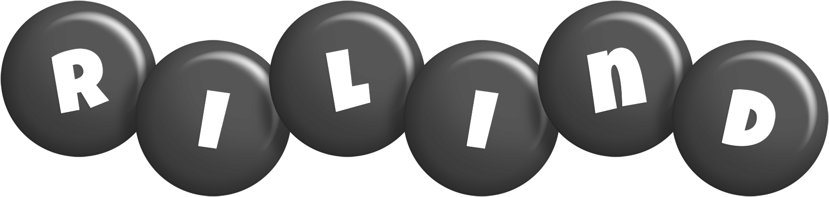 Rilind candy-black logo