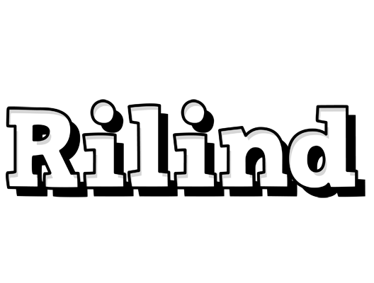 Rilind snowing logo