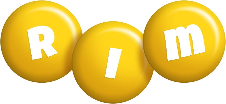Rim candy-yellow logo