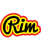 Rim flaming logo