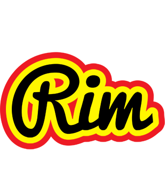 Rim flaming logo