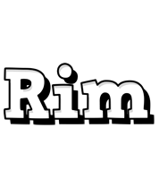 Rim snowing logo