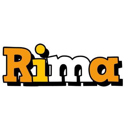 Rima cartoon logo