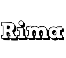 Rima snowing logo