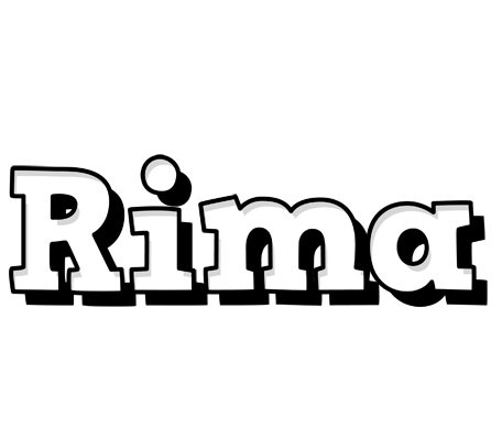 Rima snowing logo