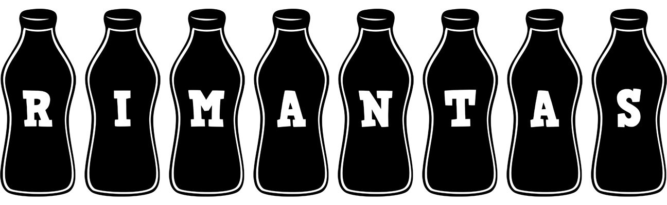 Rimantas bottle logo